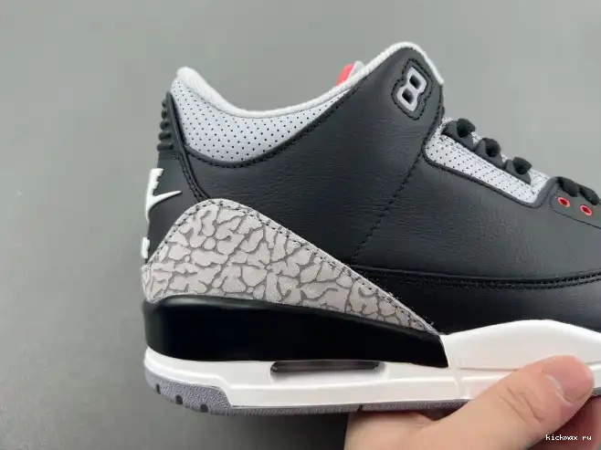 Cheap MAX Air DN3707-010 Cement 3 Black Jordan 0424